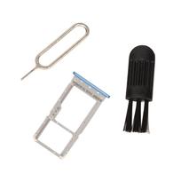 SIM Card Tray Plastic Well Fitted Storage Card Slot Holder for Xiaomi Redmi Note 6 Note 6 Pro Smartphone Blue mėlyna