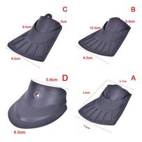 4 stiliaus dviračio sparnų apsauga žuvies uodegos dangtis plastikinis MTB plento dviračio dalių priedai D11 19 A black