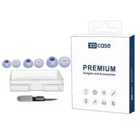 XDcase 3 poros pakaitinių atminties putų ausų antgalių rinkinys, S/M/L dydžio For Samsung Galaxy Buds2 Pro / Buds+ violetinė