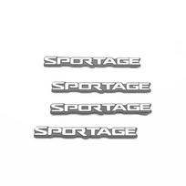 MTDY7 4Pcs Aluminum Car Audio Speaker Badge Stereo Emblem Sticker For Kia Sportage 2019 2020 Rio 3 4 x line Ceed jd Cerato Accessories gray