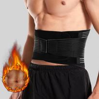 Men Elastic Breathable Sweat Waist Trimmer Belt For Fitness Basketball Running XXL juoda