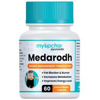 Medarodh Ayurvedic Fat Burner Capsules | With Guggulu, Triphala & Chitrak | Supports Metabolism, Fat Loss & Digestion | For Men & Women | 60 Veg