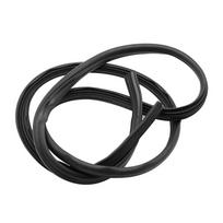 Automobilio priekinių durų sandarinimo juosta juoda apdaila tinka Peugeot 3008 5008 2008-2016 black