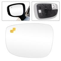 Side Rearview Mirror Glass With Heated Backing For Mazda CX-5 CX-9 2017 2018      TK71-69-1G7 TK71691G7 1pc Left black