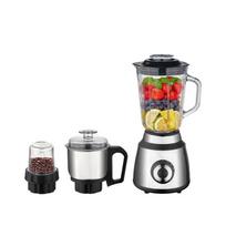 European 3-in-1 Food Processor: 1.5L High-Speed Blender, Stainless Steel Blades, Coffee Grinder, 4-Speed Settings EU Standard 220V sidabras