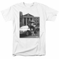 Back to the Future Einstein T Shirt Mens Licensed Retro Movie Tee White S gray