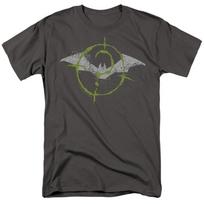 DC Comics - The Batman - Scribbles Bat Logo -  Unisex Children's T-shirt - Gray 150 gray