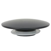 1Pcs Push Button Waste Sink Plug Click Clack Brass Drain Stopper 66mm Black Basin PopUp Cap Replacement Part for Bathroom Sink gray