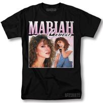 Mariah Carey Shirt Concert Tour Promo Merch Tee Vntg Graphic Design T-Shirt L gray