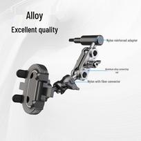 Milez Land Cruiser Tank 300/500 Prado A-Pillar Grab Handle Car Phone Holder gray