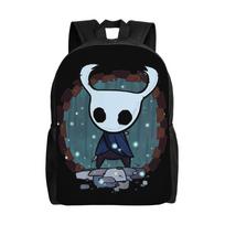 Hollow Knight Adventure Game  Classical Backpack Sports Student Work  Daypack for Men Women Laptop Computer Canvas Bags black