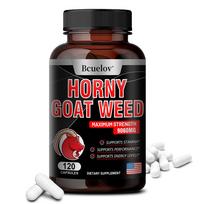 Horny Goat Weed Complex 9060mg Maximum Strength, 120 Capsules, Maca, Tongkat Ali, Tribulus Blend Dietary Supplement 120 Capsules
