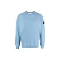 STONE ISLAND Apvalaus kaklo džemperis 'Šviesiai mėlynas' Vyriškas 771563020-V0046 S white