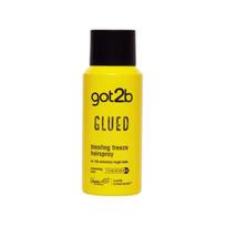 Got2b Glued Blasting Freeze Hairspray for Extreme Styling, Ultra Strong Hold Level 6, Long-Lasting Fixation, Vegan Formula - 100ml yellow
