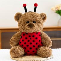 Nauja bitės ir meškiuko pliušinė lėlė Raminantys žaislai Meškiuko lėlė Kompanionės lėlė Papuošalai Mergaitės gimtadienio dovana 25 cm (0.13kg) brown