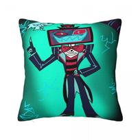 Hazbines Hoteles Alastor Vox 2 Printing Pillowcases Cushion Cover Pillow Covers Warm Chair Decorations Square Multi-Size 12x12Inch blue