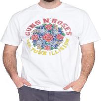 Guns n' Roses Use Your Illusion Adult White T-Shirt S balta