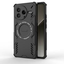 For POCO F7 Pro F7 Ultra Mecha Heat Dissipation Four Corners Air Cushion Anti-Drop Powerful Magnetic Non-Charging Phone Case For POCO F7 Pro juoda