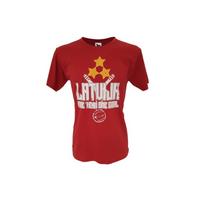 HOKEJAM.LV Latvija One Team One Goal marškinėliai (suaugusiems)