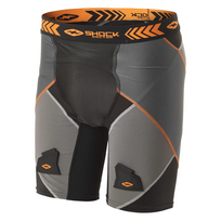 SHOCK DOCTOR Senior X-Fit Cross kompresiniai hokejo šortai su Aircore kietuoju kaušeliu SD30160