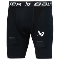 BAUER Performance S22 Senior kompresiniai šortai su gaktos apsauga