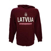 HOKEJAM.LV Unisex Latvija Flag džemperis su gobtuvu