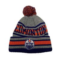 CCM Edmonton Oilers Logo žieminė kepurė su bumbulu