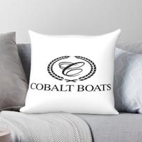 Cobalt Boats Logotipas Cruiser Pagalvės užvalkalas Poliesterio Lino Aksomo Raštas Užtrauktukas Dekoratyvinis Mesti Pagalvės Užvalkalas Sofos Sėdimosios Dalies Pagalvės Dangalas 30X30CM black
