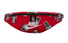 Nike Fabric Crossbody Bag, Fanny Pack, Sling Bag Regular Unisex Red ONESIZE beige