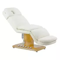 Elektrinė kosmetologinė lova Sillon Cloud, 3 variklių, kreminė