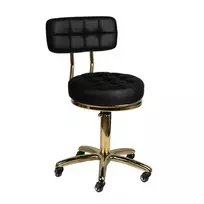 Meistro kėdė am-961, juoda su auksu