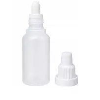 Skaidrus buteliukas su lašintuvu, 15 ml. 1 vnt.