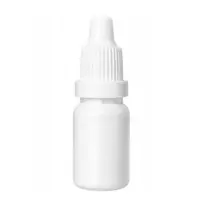 Baltas buteliukas su lašintuvu, 10 ml. 50 vnt.