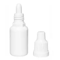Baltas buteliukas su lašintuvu, 10 ml. 1 vnt.