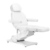 Elektrinė kosmetologinė kėdė SILLON CLASSIC su šildymu – 3 variklių, balta