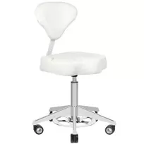 Kosmetologinė meistro kėdė Azzurro 156f, balta