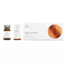 Venome Amber Saffron+, intensyviai drėkinantis ir skaistinantis kokteilis, 3 ml.