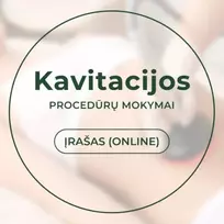 Kavitacijos procedūros mokymai kosmetologams (teorija + procedūros demonstracija) ĮRAŠAS