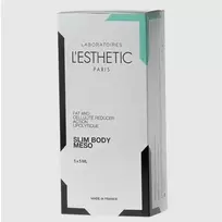 L’Esthétic Slim Body Meso, kūno odos priežiūros priemonė odos glotnumui ir stangrumui, 5vnt. x 5 ml.