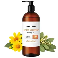 Regeneruojantis ir atpalaiduojantis masažo aliejus su arnika, 500ml
