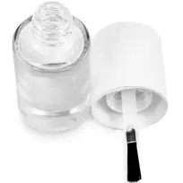 Stiklinis buteliukas su teptuku lakui / aliejukui – tuščias, 7 ml