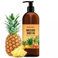 Beautiona Tropic Pineapple, tropinių ananasų kvapo masažo aliejus, 500 ml