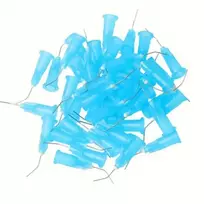 Vienkartinės lenktos formos adatos 25G, mėlynos, 10 vnt.