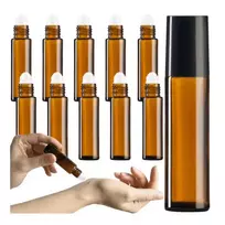 Stiklinis buteliukas su rutuliniu aplikatoriumi, 10 ml – 10 vnt.