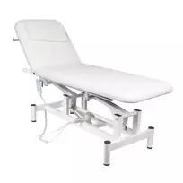 Elektrinis kosmetologinis gultas Azzurro 079, 1 variklis, baltos spalvos