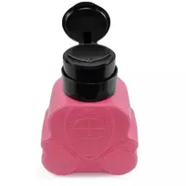Rožinis buteliukas su pompa, 200ml