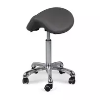 Meistro kėdė – balnas Alma So Skin K429, pilka