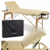 Sulankstomas masažo stalas Bianca Comfy Base K533, smėlio spalvos