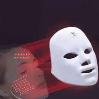 LED fotoninės šviesos veido kaukė, 7 spalvų