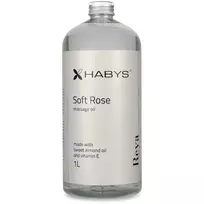 Masažo aliejus HABYS Soft Rose, 1000 ml.